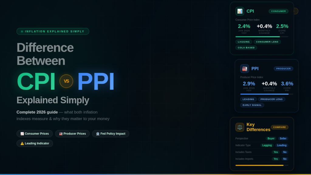 difference between CPI and PPI