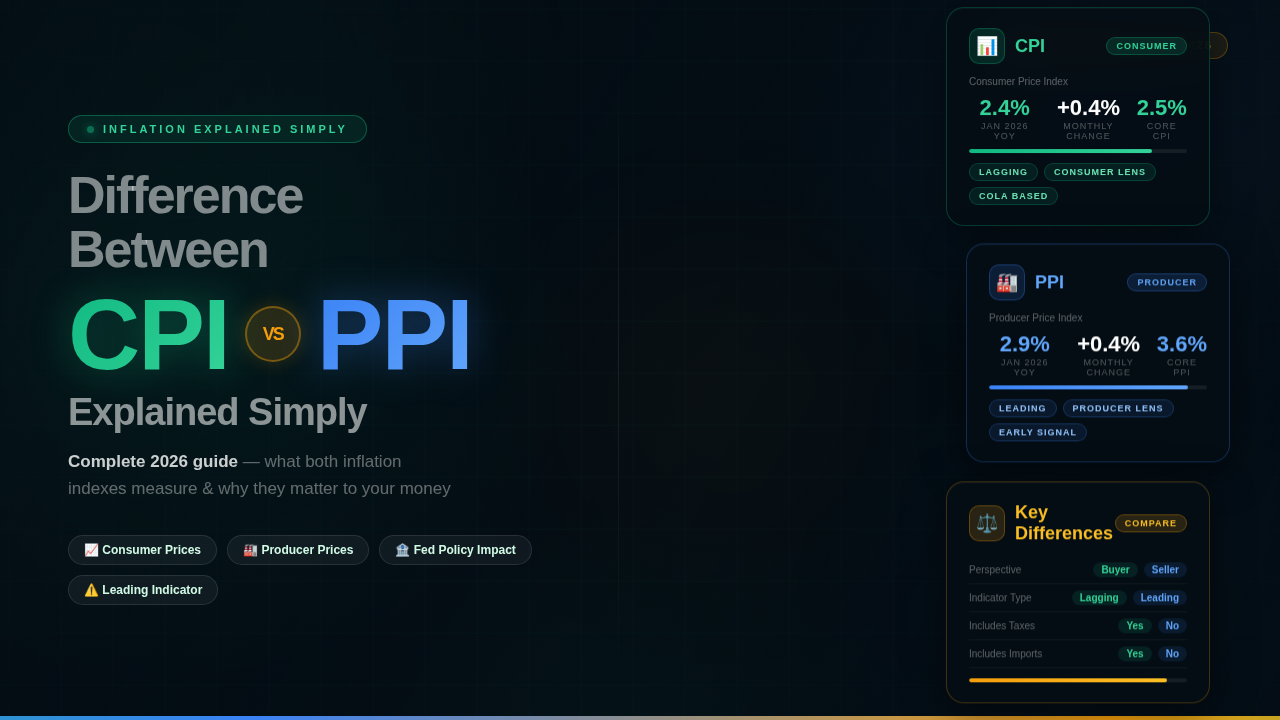 difference between CPI and PPI
